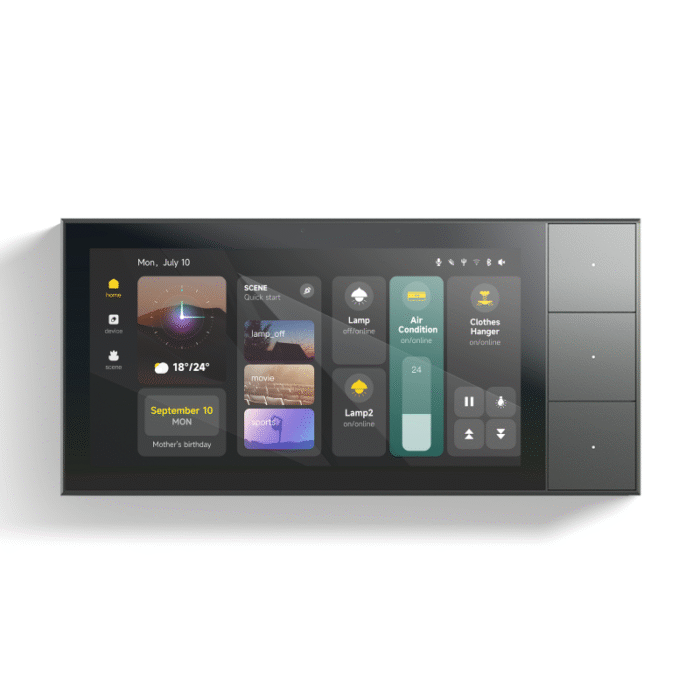 Hiwink Smart Home Solution Smart Control Panel for Home Automation for Smart Appliances Support Video Doorbell Two-Way Intercom - Image 1