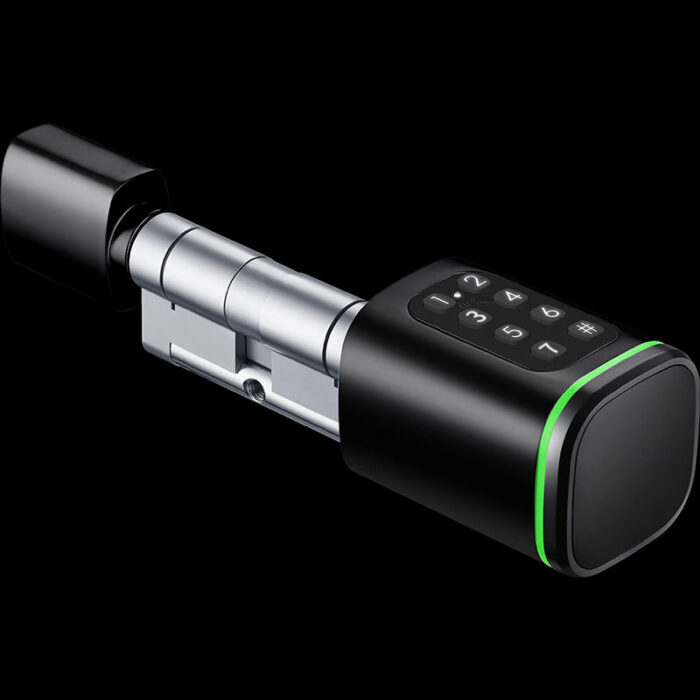 Smart Tuya Control Cylinder Door Lock with Key Rfid App Fingerprint - Image 1