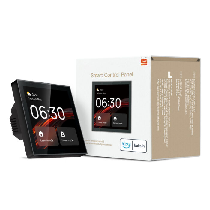 2025 Built-in Alexa Voice Control 4 Inch Touch Screen Tuya Smart Home Zigbee Wifi BLE Gateway Smart Life Central Control Panel - Image 1